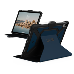 UAG Metropolis SE dėklas su Apple Pencil laikikliu, skirtas iPad 10.9" (10 kartos) – tamsiai mėlynas
