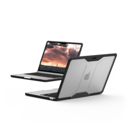 UAG Plyo dėklas, skirtas „MacBook Air 13“ (M2 2022 / M3 2024) – pilkai juodas