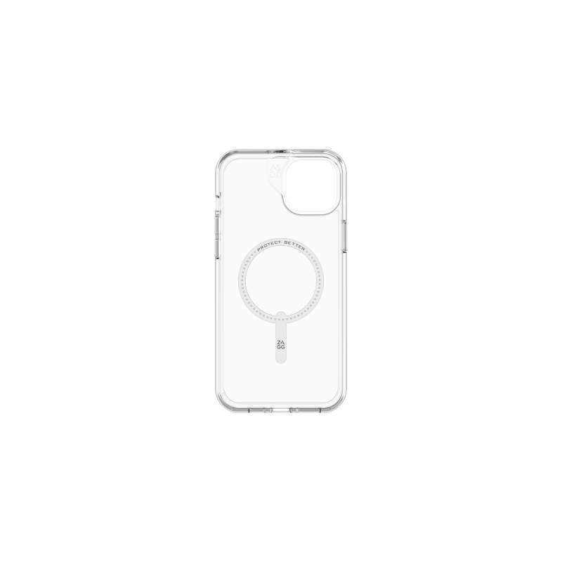 ZAGG Crystal Palace Snap MagSafe dėklas, skirtas iPhone 14 Plus / 15 Plus – skaidrus
