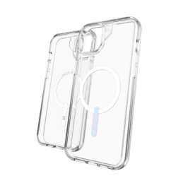 ZAGG Crystal Palace Snap MagSafe dėklas, skirtas iPhone 14 Plus / 15 Plus – skaidrus