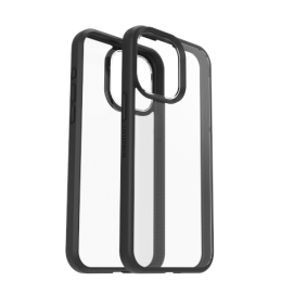 OtterBox React iPhone 15 Pro dėklas – skaidriai juodas