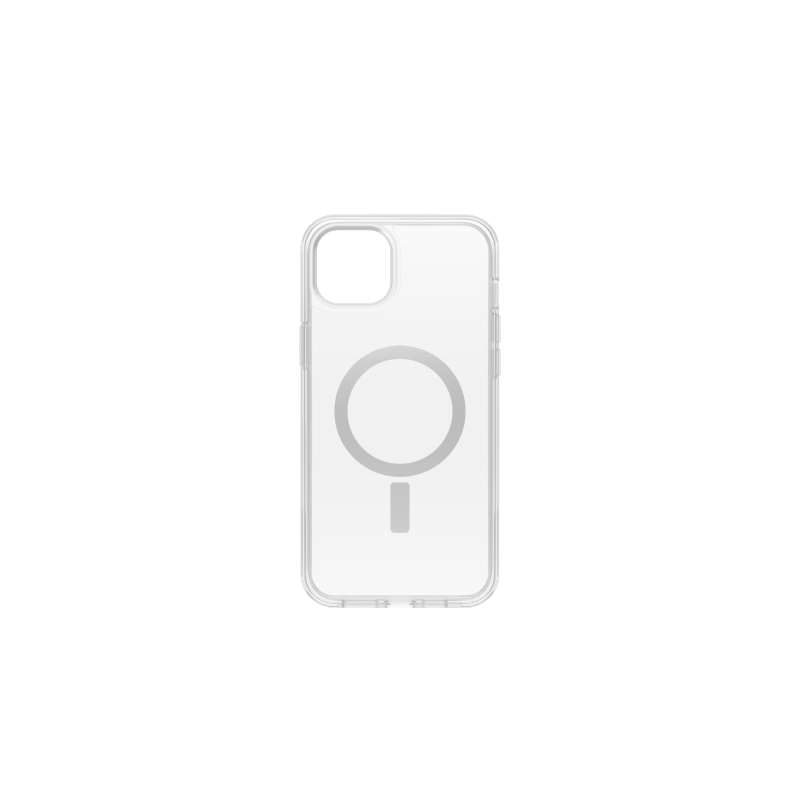 OtterBox Symmetry Clear Plus MagSafe dėklas, skirtas iPhone 15 Plus – skaidrus