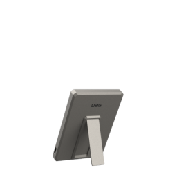 Įkroviklis UAG Ultra Slim 5K 5000 mAh su stovu, 10 W USB-C laidu, suderinamu su „MagSafe“ - titano spalvos