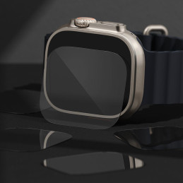 „Ringke ID FC Glass“ 4 grūdinto stiklo pakuotė, skirta „Apple Watch Ultra 1 / 2“ (49 mm) laikrodžiui.