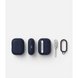 „Ringke“ silikoninis dėklas, skirtas „Apple AirPods Pro 1 / 2“ – tamsiai mėlynas