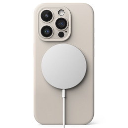 „Ringke“ silikoninis „MagSafe iPhone 15 Pro“ dėklas – smėlio spalvos