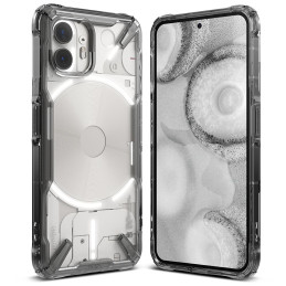 „Ringke Fusion X“ dėklas, skirtas „Nothing Phone 2“ – dūmų juodumo