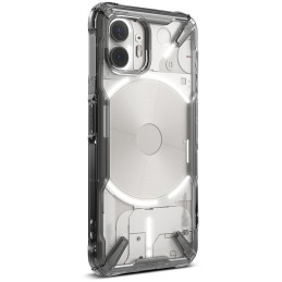„Ringke Fusion X“ dėklas, skirtas „Nothing Phone 2“ – dūmų juodumo