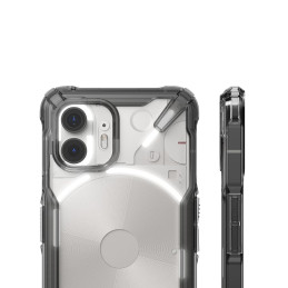 „Ringke Fusion X“ dėklas, skirtas „Nothing Phone 2“ – dūmų juodumo