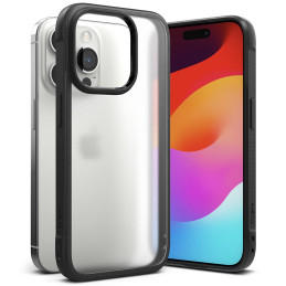 „Ringke Fusion Bold iPhone 15 Pro Max“ dėklas – matinės juodos spalvos
