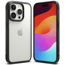 „Ringke Fusion Bold iPhone 15 Pro Max“ dėklas – matinės juodos spalvos