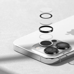 „Ringke“ kameros rėmelio apsauga, skirta „iPhone 15 Pro“ – juoda