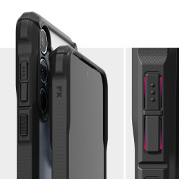 „Ringke Fusion X“ dėklas, skirtas „Samsung Galaxy A55 5G“ – juodas