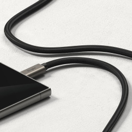Ringke USB-C 3.2 Gen. PD240W laidas 100 cm - juodas