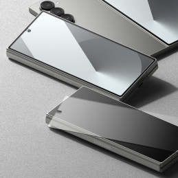 „Ringke“ grūdinto stiklo ekrano apsauga, skirta „Samsung Galaxy Z Fold 6“ - skaidrus