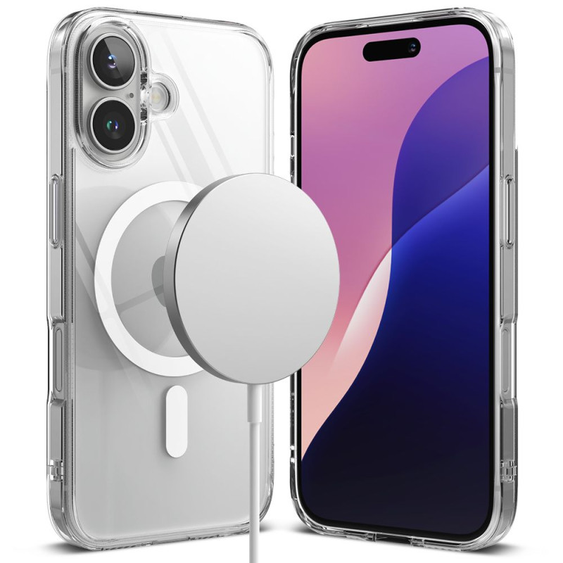 „Ringke Fusion MagSafe iPhone 16“ dėklas – skaidrus