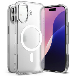 „Ringke Fusion MagSafe iPhone 16“ dėklas – skaidrus matinis