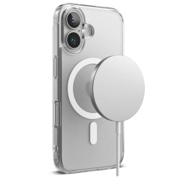 „Ringke Fusion MagSafe iPhone 16“ dėklas – skaidrus matinis
