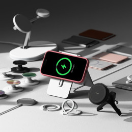 „Ringke“ silikoninis „MagSafe“ iPhone 16 dėklas – rožinis
