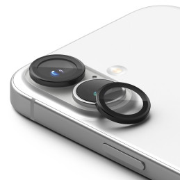„Ringke“ kameros rėmelio apsauginių dėklų, skirtų „iPhone 16 / 16 Plus“, 2 vnt. pakuotė – juodas