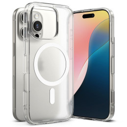 „Ringke Fusion MagSafe iPhone 16 Pro“ dėklas – skaidrus matinis