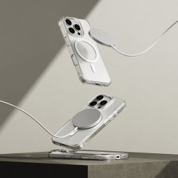 „Ringke Fusion MagSafe iPhone 16 Pro“ dėklas – skaidrus matinis