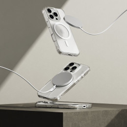 „Ringke Fusion MagSafe iPhone 16 Pro Max“ dėklas – skaidrus