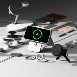 „Ringke“ silikoninis „MagSafe iPhone 16 Pro Max“ dėklas – smėlio spalvos