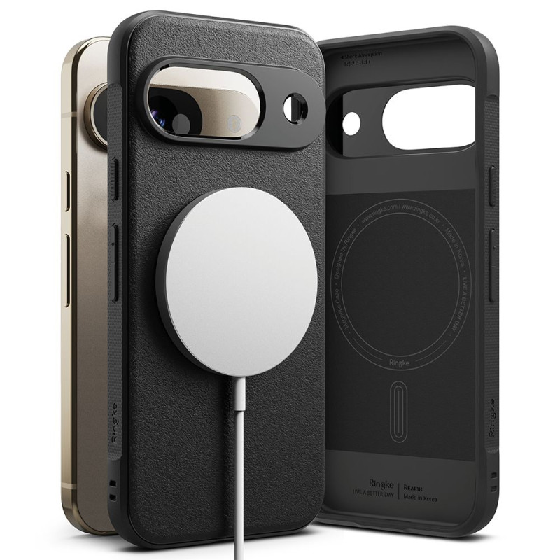 „Ringke Onyx MagSafe“ dėklas, skirtas „Google Pixel 9“ (juodas)