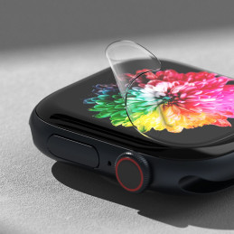 „Ringke Dual Easy“ 3 apsauginių plėvelių pakuotė, skirta „Apple Watch 10“ (46 mm) laikrodžiui