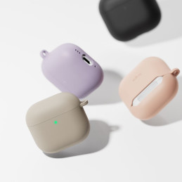 „Ringke“ silikoninis dėklas, skirtas „Apple AirPods 4“ ausinėms – smėlio spalvos
