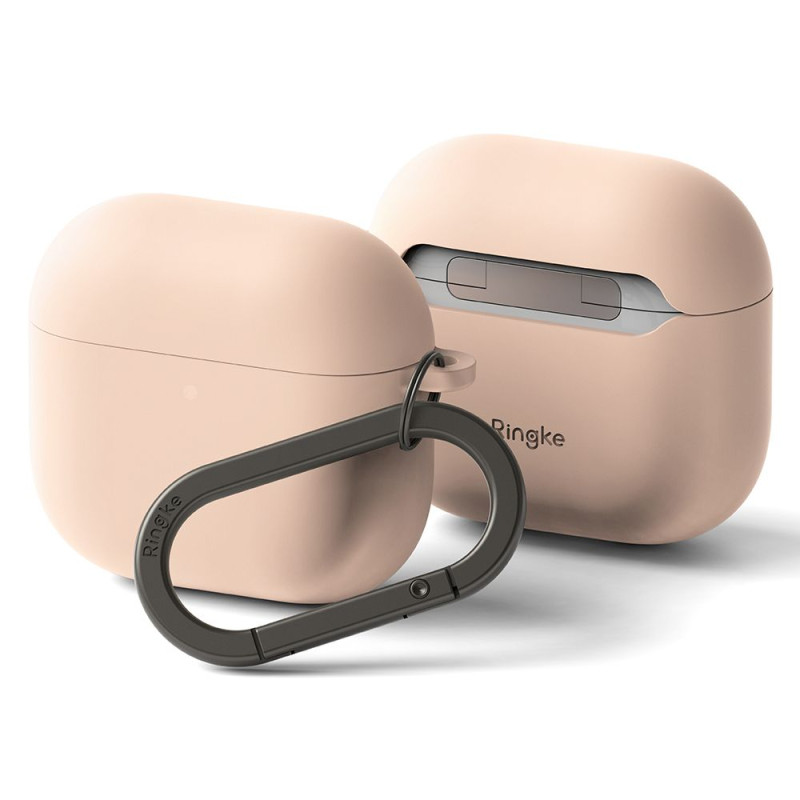 „Ringke“ silikoninis dėklas, skirtas „Apple AirPods 4“ ausinėms – rožinis