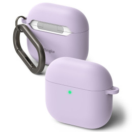 „Ringke“ silikoninis dėklas, skirtas „Apple AirPods 4“ ausinėms – violetinis
