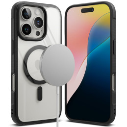 „Ringke Fusion Bold MagSafe“ dėklas, skirtas „iPhone 16 Pro Max“ – juodas