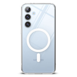 „Ringke Fusion MagSafe“ dėklas, skirtas „Samsung Galaxy S24 FE“ – skaidrus