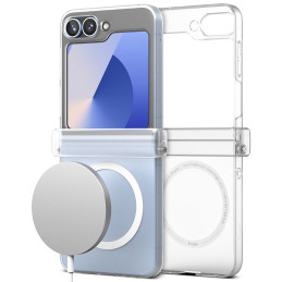„Ringke Slim Hinge MagSafe“ dėklas, skirtas „Samsung Galaxy Z Flip 6“ – skaidrus matinis