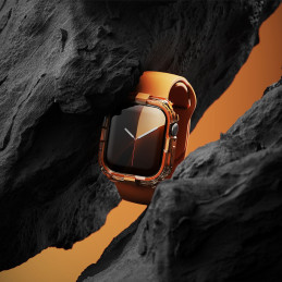 „Ringke Fusion“ buferinis dėklas, skirtas „Apple Watch 10“ (46 mm) – juodas