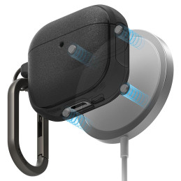 „Ringke Onyx MagSafe“ dėklas, skirtas „Apple AirPods 4“ ausinėms – juodas