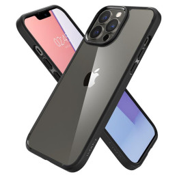 Spigen Ultra Hybrid dėklas, skirtas iPhone 13 Pro Max - matinė juoda