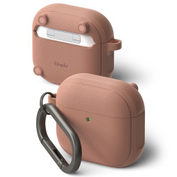 „Ringke Onyx MagSafe“ dėklas, skirtas „Apple AirPods 4“ ausinėms – šviesiai raudonas