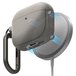 „Ringke Onyx MagSafe“ dėklas, skirtas „Apple AirPods 4“ ausinėms – pilkas