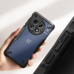„Ringke Fusion X“ dėklas, skirtas „OnePlus 13“ – juodas