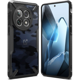 „Ringke Fusion X“ dėklas, skirtas „OnePlus 13“ – juodas kamufliažinis
