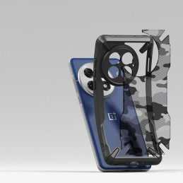 „Ringke Fusion X“ dėklas, skirtas „OnePlus 13“ – juodas kamufliažinis