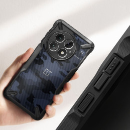 „Ringke Fusion X“ dėklas, skirtas „OnePlus 13“ – juodas kamufliažinis