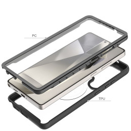 „Tech-Protect Defense“ „MagSafe“ dėklas, skirtas „Samsung Galaxy S25 Ultra“ – juodas