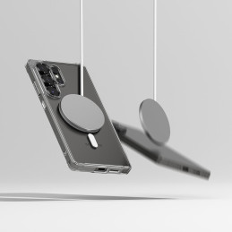 „Ringke Fusion MagSafe“ dėklas, skirtas „Samsung Galaxy S25 Ultra“ – skaidrus