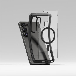 „Ringke Fusion Bold MagSafe“ dėklas, skirtas „Samsung Galaxy S25 Ultra“ – juodas