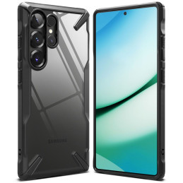 „Ringke Fusion X“ dėklas, skirtas „Samsung Galaxy S25 Ultra“ – juodas