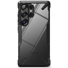 „Ringke Fusion X“ dėklas, skirtas „Samsung Galaxy S25 Ultra“ – juodas